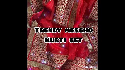 Trendy Messho Kurti Set 💓trending Trendingshorts Viral