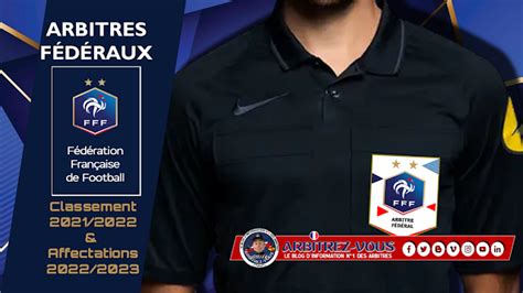 Fff Cfa Dta Valuations Et Classements Des Arbitres F D Raux Pour La