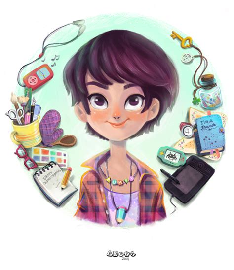 Draw myself by Dung Ho, via Behance | Character illustration, Character ...