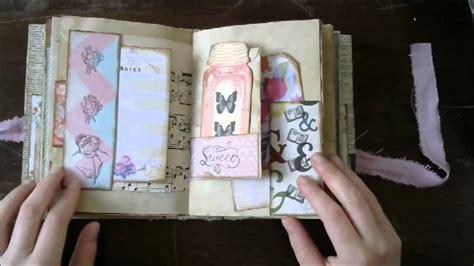 Junk Journal Recipe Book Flip Through Youtube