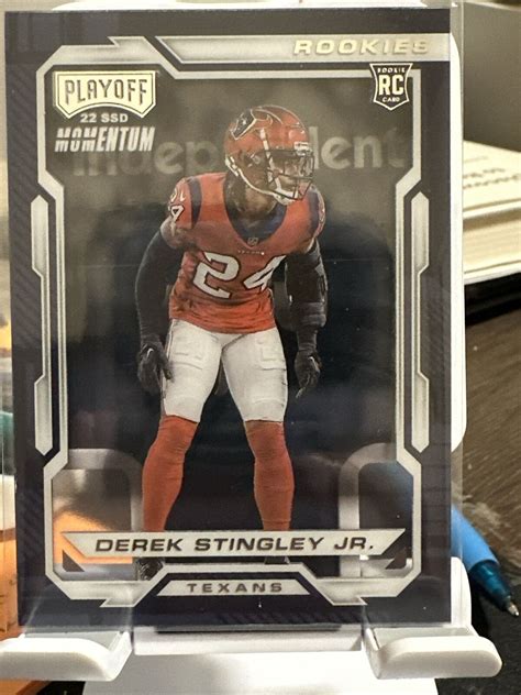 Chronicles Playoff Momentum Pmr Derek Stingley Jr Rc Rookie