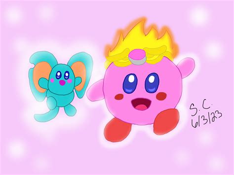 Kirby and Elfilin by Potoroogirl95 on DeviantArt