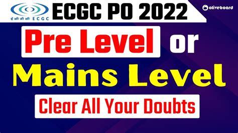 Ecgc Po Exam 2022 Whether Pre Level Or Mains Level Clear All Your