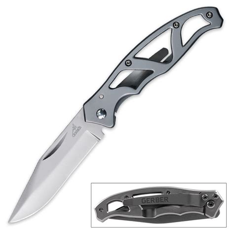 Gerber Mini Paraframe Stainless Steel Pocket Knife | CHKadels.com | Survival & Camping Gear