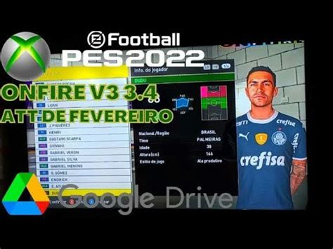 Efootball Pes 2018 Patch Onfire V3 3 4 Xbox 360 YouTube