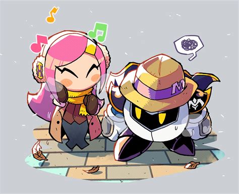 Meta Knight And Susie Kirby And 1 More Drawn By Rariatto Ganguri