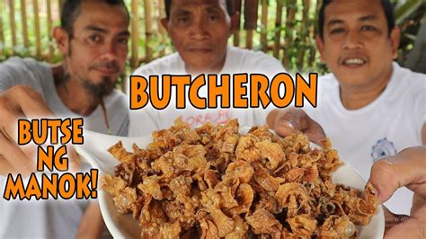 BUTCHERON CHICHARONG BUTSE NG MANOK CRISPY CHICKEN CROPS YouTube