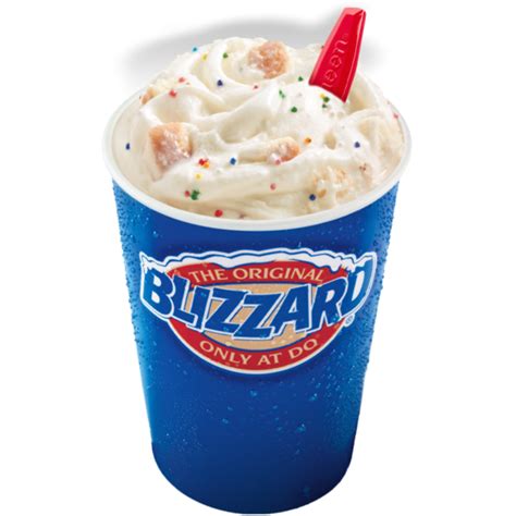 Confetti Cake Blizzard®Treat - Dairy Queen, View Online Menu and Dish ...