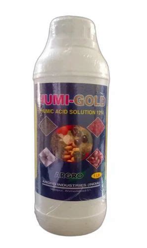 Liquid Argro Humi Gold Humic Acid Solution Bio Fertilizer L Bottle