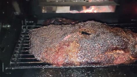 Pitboss Just Some Brisket Fat Cap Up And Fat Cap Down Youtube