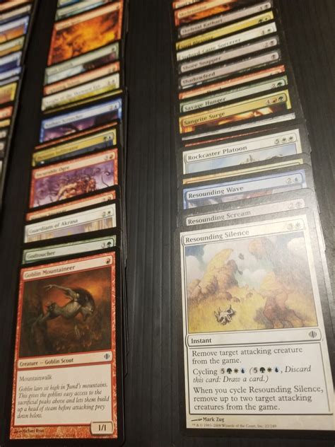 80 Unique Mtg Magic The Gathering Cards Shards Of Alara Lot 1 Ebay