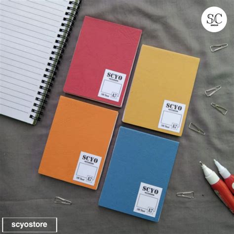 Jual Buku Catatan Buku Saku Scyo Notebook A Lembar Shopee Indonesia