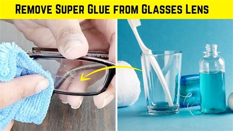 How To Remove Dried Super Glue From Plastic Lenses