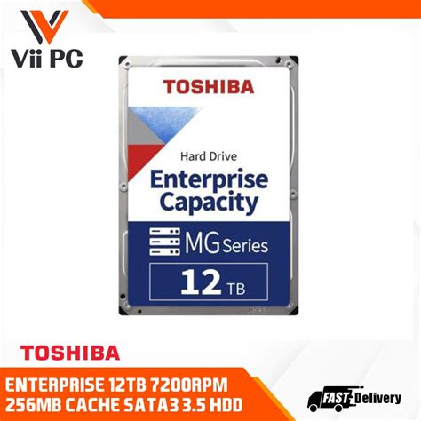 Toshiba MG07ACA12TE 12TB 3.5-In 7200 RPM Enterprise Hard Disk Drive ...