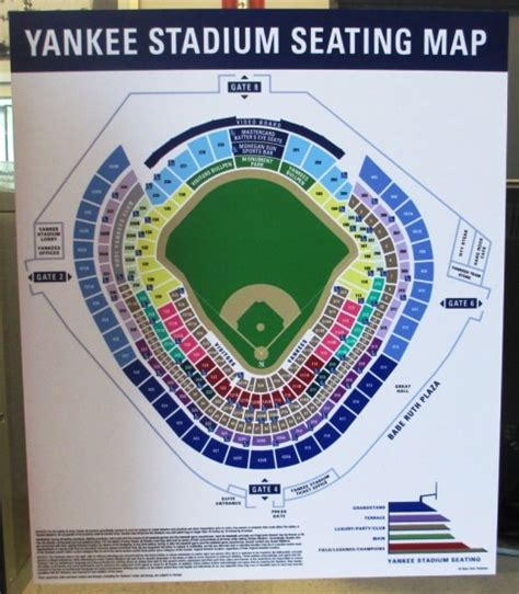 Yankee Stadium Seating Map Rows Two Birds Home