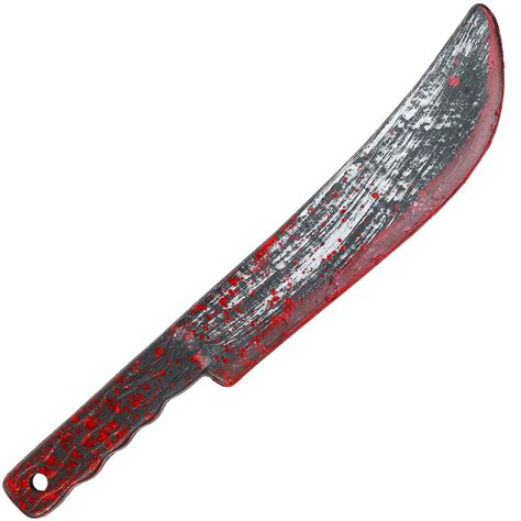 Bloody Butcher Knife Prop Blood Stained Fake Costume Knives Props For