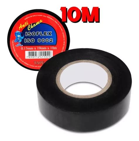 Fita Isolante Anti Chama Isoflex 19mm X 10m C 04 Unidade MercadoLivre