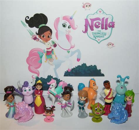 Nella The Princess Knight Party Favors Set Of 14 With 12 Figures And 2