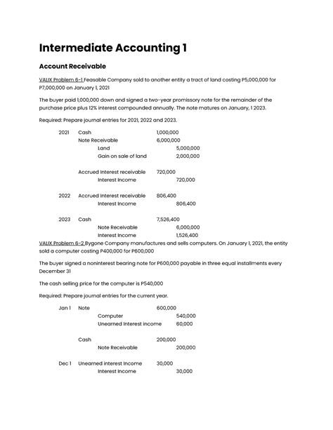 Intermediate Accounting 1 Solman Intermediate Accounting 1 Account