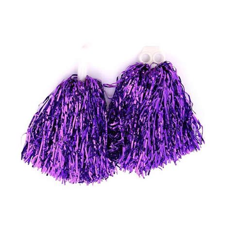 Senza Fretta Handheld Pom Poms Cheerleader Cheerleading Cheer Dance