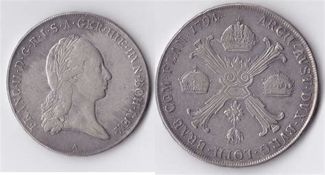 Österreich Kronentaler 1794 A Habsburg Franz II aEF MA Shops