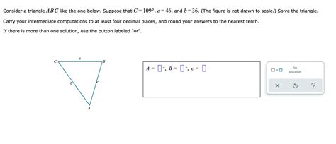 Consider A Triangle ABC Like The One Below Suppose That C109 A46