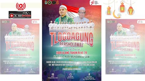 Live Tlogoagung Bersholawat Bersama Habib Alwi Zahir Bin Muhammad Al