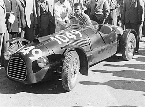 1948 Mille Miglia Tazio Nuvolari Andrea Scapinelli Ferrari 166sc