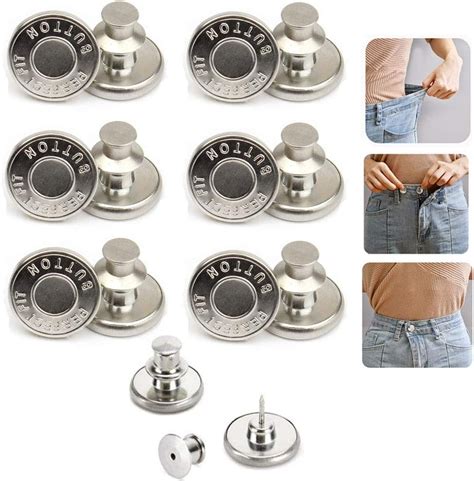 Amazon Pcs Perfect Fit Instant Button Instant Buttons Jean