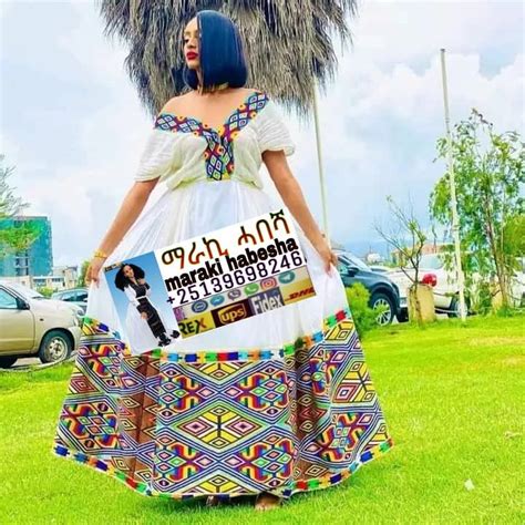 Eritrean And Ethiopian Habesha Couple Traditional Dress East Afro