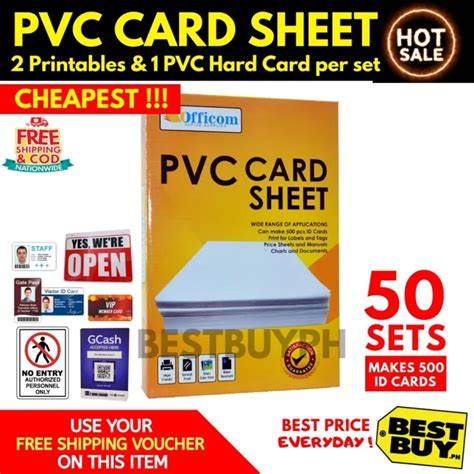 Officom Pvc Id Card Sheet S Cheapest Lazada Ph