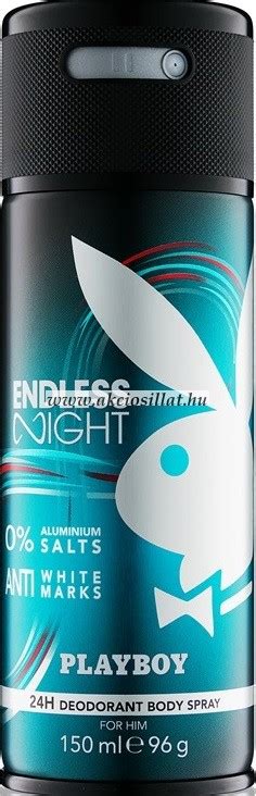 Playboy Endless Night For Him 0 Aluminium 24H dezodor 150ml Olcsó p