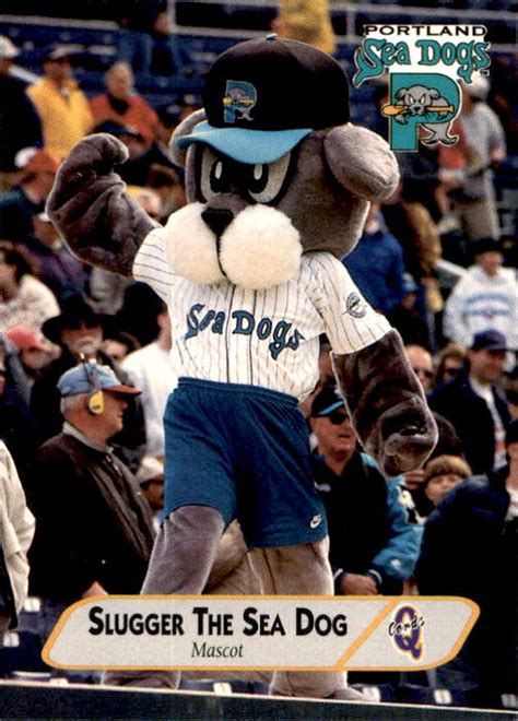 1998 Portland Sea Dogs Q-Cards #30 Slugger The Sea Dog(MASCOT) - NM