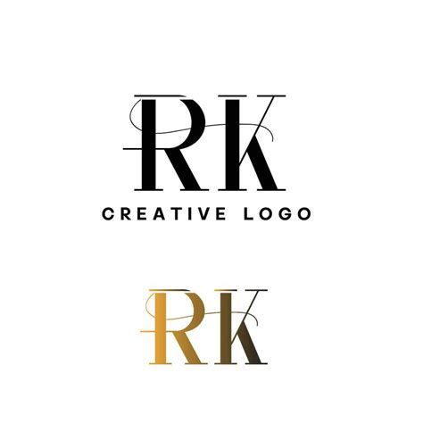 Rk Inicial Letra Logo 29262926 Vector En Vecteezy