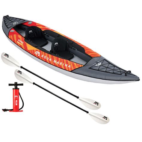 Aqua Marina Memba 2 Person 390cm Drop Stitch Fusion Kayak Package Aqua