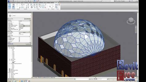 How To Make Dome Curtain Roof And Dome Glass In Revit YouTube