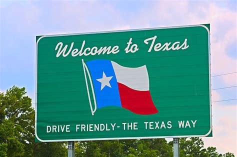 600 Welcome To Texas Sign Stockfotos Afbeeldingen En Royalty Free