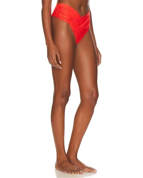 JADE Swim Anya Bikini Bottom In Orange Lyst