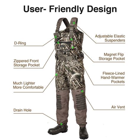 Snapklik Tidewe Breathable Insulated Chest Wader