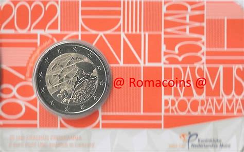 Coincard Offizielle Niederlande 2022 Erasmus St Romacoins