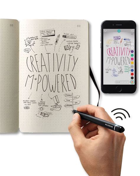 Moleskine Smart Writing Set Digital Pen And Notebook Digital Pen