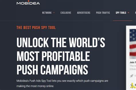 Best Push Spy Tool For Affiliate Marketers