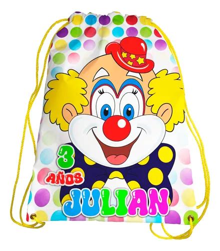 Morralitos Recuerdos Cumple Bolo Payasos Personalizado U Mercadolibre