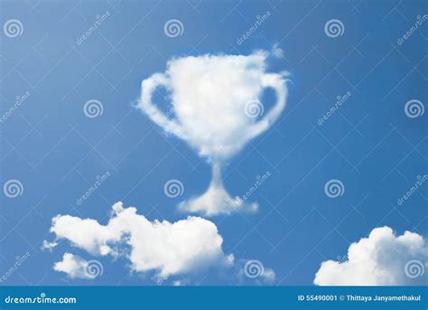 Trophy Cloud Shape Blue Sky Stock Photos Free And Royalty Free Stock