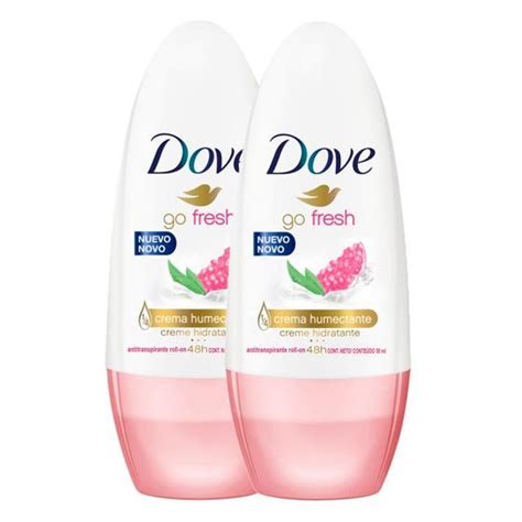 Desodorante Antitranspirante Dove Go Fresh Romã e Verbena Roll on 50ml