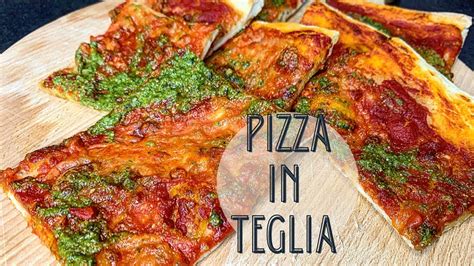 Ricetta Pizza In Teglia A Lievitazione Veloce Sottile Facile E Rapida