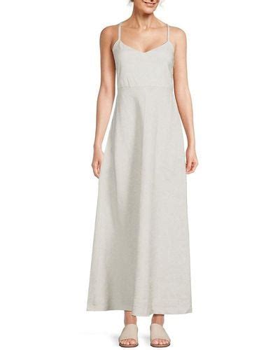 Theory Linen Dresses For Women Lyst