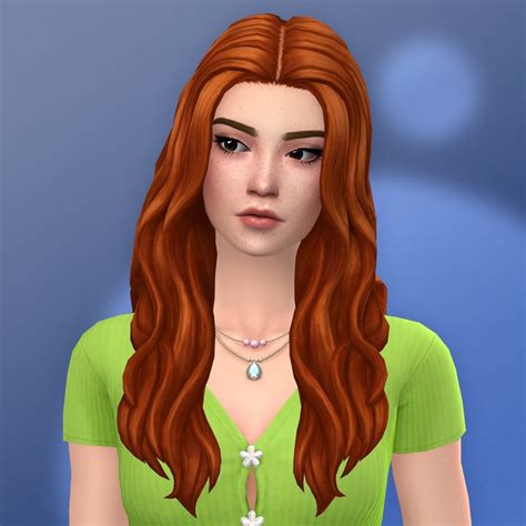 Qicc Isabel Hair The Sims 4 Create A Sim Curseforge In 2024