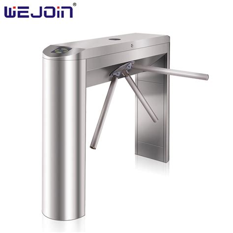 Automatic Rfid Card Reader Security Vertical Tripod Turnstile Gate