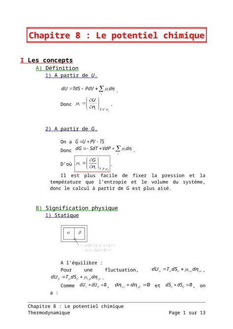 Doc Le Potentiel Chimique Doc Dokumen Tips